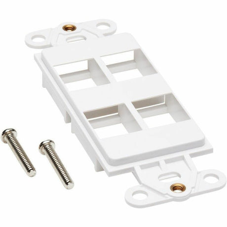 Eaton Tripp Lite Series Center Plate Insert, Decora Style - Vertical, 4 Ports, TAA