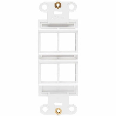 Eaton Tripp Lite Series Center Plate Insert, Decora Style - Vertical, 4 Ports, TAA