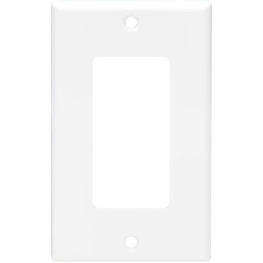 Eaton Tripp Lite Series Single-Gang Faceplate, Decora Style - Vertical, White, TAA