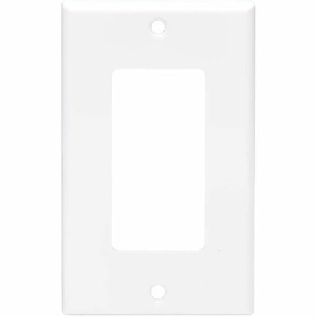 Eaton Tripp Lite Series Single-Gang Faceplate, Decora Style - Vertical, White, TAA
