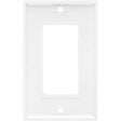 Eaton Tripp Lite Series Single-Gang Faceplate, Decora Style - Vertical, White, TAA