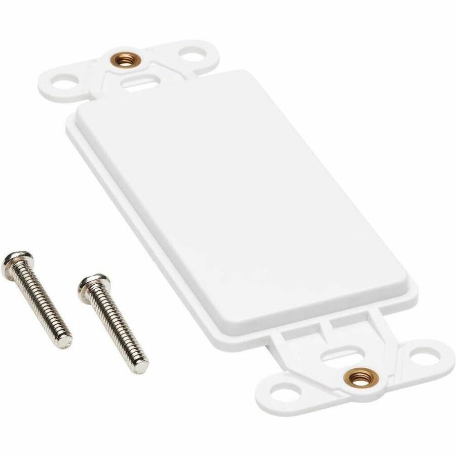 Eaton Tripp Lite Series Center Plate Insert, Decora Style - Vertical, Blank, TAA