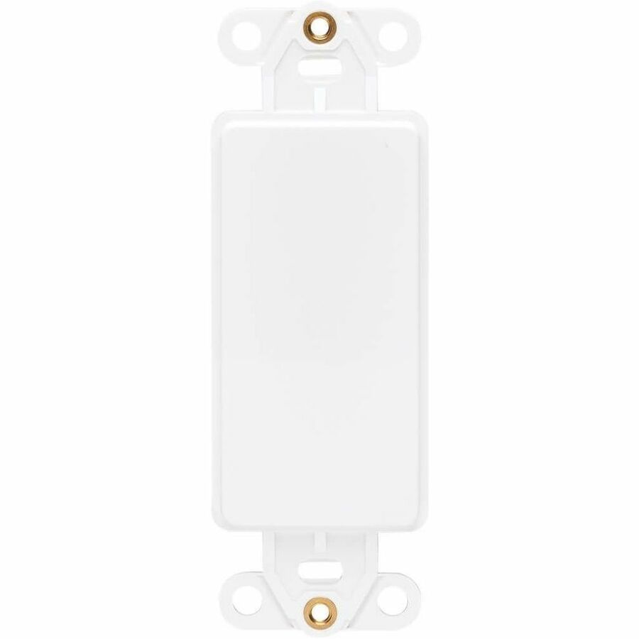 Eaton Tripp Lite Series Center Plate Insert, Decora Style - Vertical, Blank, TAA