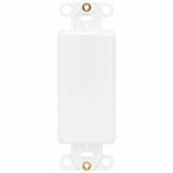 Eaton Tripp Lite Series Center Plate Insert, Decora Style - Vertical, Blank, TAA