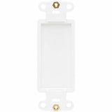Eaton Tripp Lite Series Center Plate Insert, Decora Style - Vertical, Blank, TAA