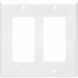 Eaton Tripp Lite Series Double-Gang Faceplate, Decora Style - Vertical, White, TAA
