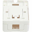 Eaton Tripp Lite Series Surface-Mount Box for Keystone Jack - 1 Port, White, TAA