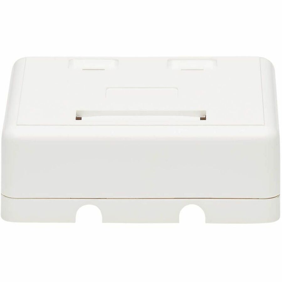 Eaton Tripp Lite Series Surface-Mount Box for Keystone Jacks - 2 Ports, White, TAA