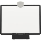 Eaton Tripp Lite Series Magnetic Dry-Erase Whiteboard with Stand - VESA Mount, 3 Markers (Red/Blue/Black), Black Frame