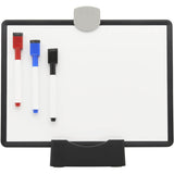 Eaton Tripp Lite Series Magnetic Dry-Erase Whiteboard with Stand - VESA Mount, 3 Markers (Red/Blue/Black), Black Frame