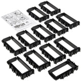 Eaton Tripp Lite Series Cable Management Rings for Rack Enclosures - Button Mount, Small, 2 x 4 in., 12 Pack