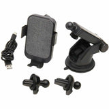 Eaton Tripp Lite Series Wireless Car Charger - 15W Fast Charging, USB-C, Apple and Samsung Compatible, Windshield/Dash/Vent Phone Holder