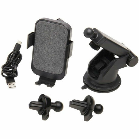 Eaton Tripp Lite Series Wireless Car Charger - 15W Fast Charging, USB-C, Apple and Samsung Compatible, Windshield/Dash/Vent Phone Holder