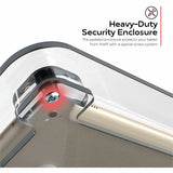 CTA Digital Premium Security Translucent Acrylic Stand for 10.2-inch iPad (7th/ 8th/ 9th Gen) & More