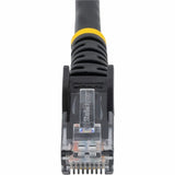 StarTech.com 15 ft. CAT6 Ethernet Cable - 10 Pack - ETL Verified - Black CAT6 Patch Cord - Snagless RJ45 Connectors - 24 AWG - UTP