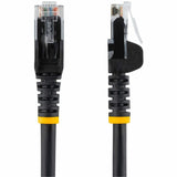 StarTech.com 15 ft. CAT6 Ethernet Cable - 10 Pack - ETL Verified - Black CAT6 Patch Cord - Snagless RJ45 Connectors - 24 AWG - UTP
