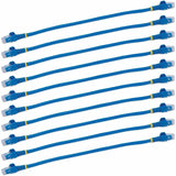 StarTech.com 1 ft. CAT6 Ethernet Cable - 10 Pack - ETL Verified - Blue CAT6 Patch Cord - Snagless RJ45 Connectors - 24 AWG - UTP