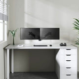 Manhattan 461627 Wall Mount for Monitor, Display, TV, Flat Panel Display, Curved Screen Display - Black