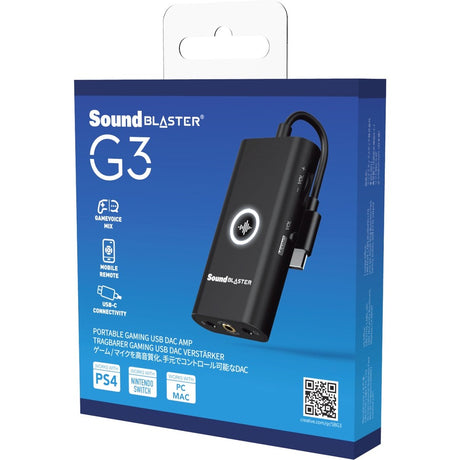 Creative Sound Blaster G3 External Sound Card