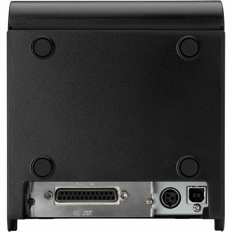 HP Desktop Direct Thermal Printer - Monochrome - Receipt Print - USB - Serial - With Cutter - Black