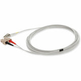 AddOn 4m LC (Male) to SC (Male) Gray OM1 Duplex Fiber OFNR (Riser-Rated) Patch Cable