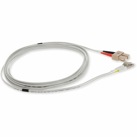 AddOn 4m LC (Male) to SC (Male) Gray OM1 Duplex Fiber OFNR (Riser-Rated) Patch Cable