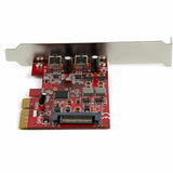 StarTech.com 2-port 10Gbps USB C PCIe Card Adapter - USB 3.2 Gen 2 Type-C PCI Express Expansion Add-On Card - Windows, macOS, Linux