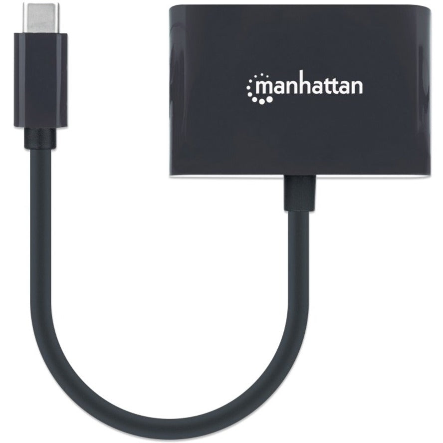 Manhattan USB-C to Gigabit Network Adapter With Power Delivery Port