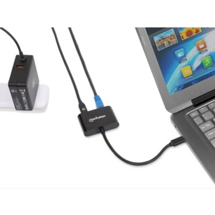 Manhattan USB-C to Gigabit Network Adapter With Power Delivery Port