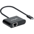 Manhattan USB-C to Gigabit Network Adapter With Power Delivery Port