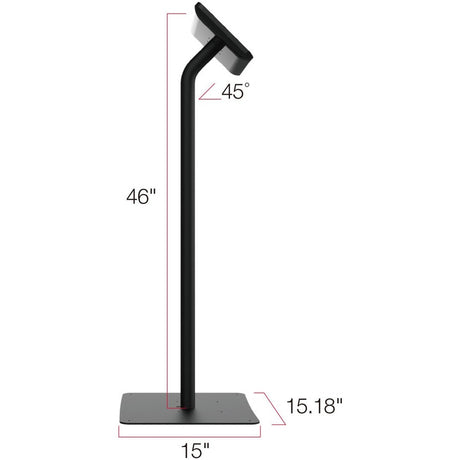 The Joy Factory Elevate II Floor Stand Kiosk for Galaxy Tab A 10.1 (2019) (Black)