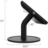 The Joy Factory Elevate II Countertop Kiosk for Galaxy Tab A 10.1 (2019) (Black)