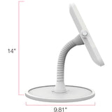 The Joy Factory Elevate II Flex Countertop Kiosk for Galaxy Tab A 10.1 (2019) (White)