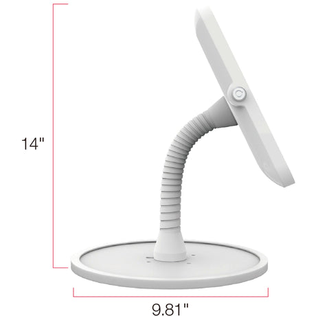 The Joy Factory Elevate II Flex Countertop Kiosk for Galaxy Tab A 10.1 (2019) (White)