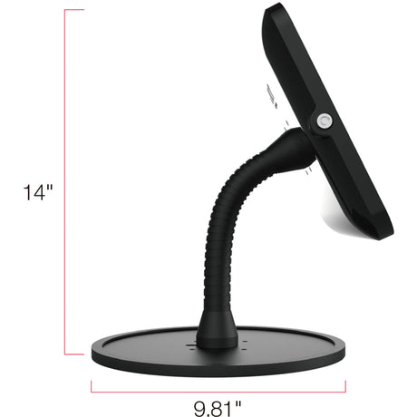 The Joy Factory Elevate II Flex Countertop Kiosk for Galaxy Tab A 10.1 (2019) (Black)