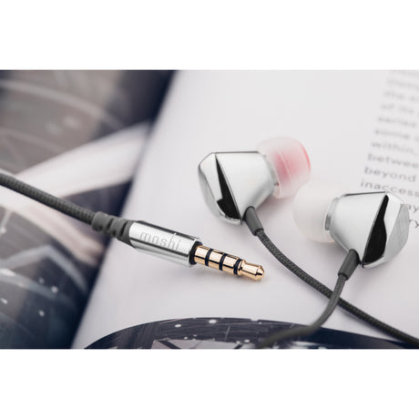 Moshi Vortex 2 In-Ear Headphones - Light Steel