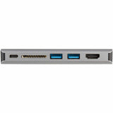 StarTech.com USB C Multiport Adapter - USB-C Mini Travel Dock w/ 4K HDMI or 1080p VGA - 100W PD Pass-Through, 3x USB, SD, GbE, Audio