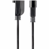 StarTech.com 1ft (0.3m) Power Extension Cord, IEC C14 to NEMA 5-15R, 10A 125V, 18AWG, Black, Outlet Extension Cable for Network Equipment