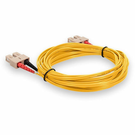 AddOn 5m SC (Male) to SC (Male) OM1 Yellow OFNR (Riser-rated) Fiber Patch Cable