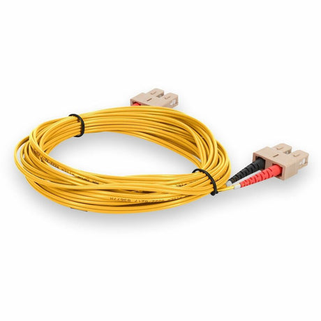 AddOn 5m SC (Male) to SC (Male) OM1 Yellow OFNR (Riser-rated) Fiber Patch Cable