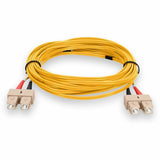 AddOn 5m SC (Male) to SC (Male) OM1 Yellow OFNR (Riser-rated) Fiber Patch Cable