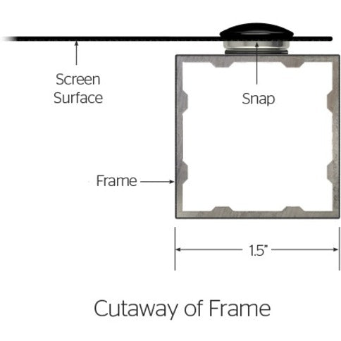 Milestone Da-Snap 189" Projection Screen