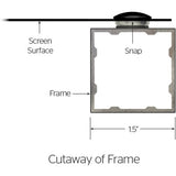 Milestone Da-Snap 189" Projection Screen