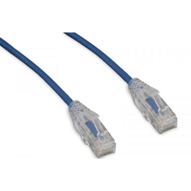 8FT CAT6 BLUE SLIM 28AWG CLEAR