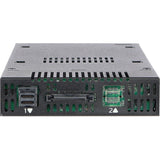 Icy Dock MB833M2K-B Drive Enclosure for 3.5" M.2, PCI Express NVMe - Mini-SAS HD Host Interface Internal - Black