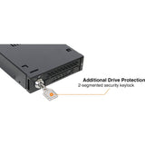 Icy Dock MB833M2K-B Drive Enclosure for 3.5" M.2, PCI Express NVMe - Mini-SAS HD Host Interface Internal - Black