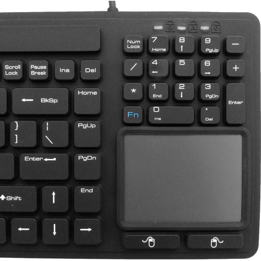 DSI Waterproof IP68 Wired Keyboard with Built-in Touchpad