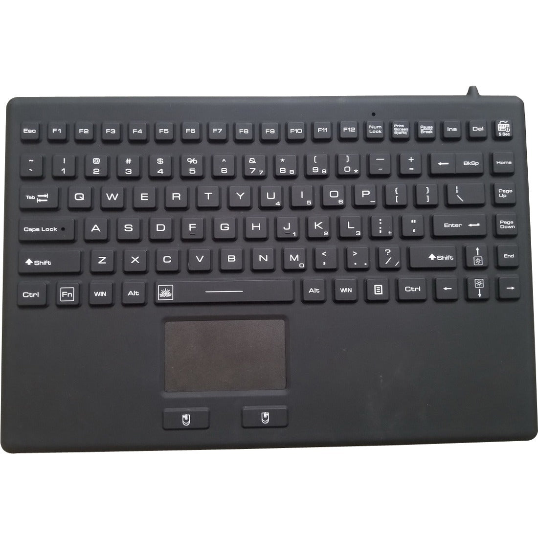 DSI WATERPROOF IP68 SILICONE TENKEYLESS KEYBOARD WITH TOUCHPAD
