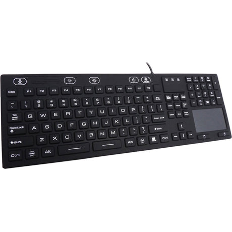 DSI WATERPROOF IP68 FULL SIZE KEYBOARD WITH TOUCHPAD, LED BACKLIT