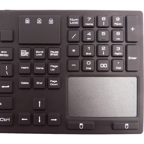 DSI WATERPROOF IP68 FULL SIZE KEYBOARD WITH TOUCHPAD, LED BACKLIT